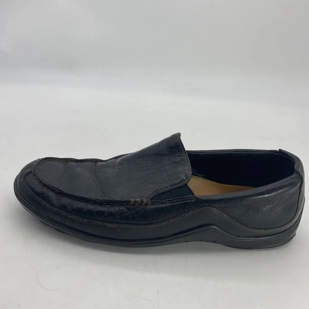 Cole Haan Shoes Mens Loafers 11 M Leather Tucker Venetian Slip On C03557 Black‎